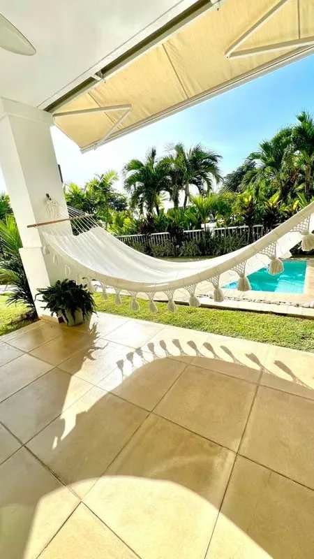 Exclusive Ground Floor Apartment in Bijao, Beachfront, with Pool and Private Garden