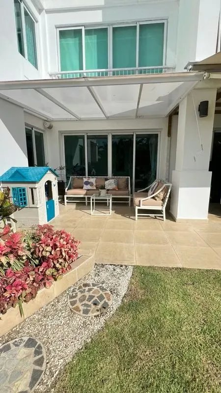 Exclusive Ground Floor Apartment in Bijao, Beachfront, with Pool and Private Garden