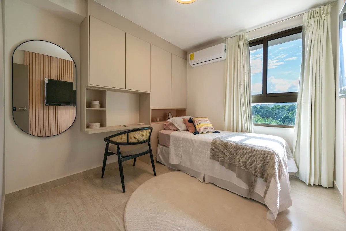¡Llave en Mano! Apartamento Amueblado con Den Flex en PH Parterre (Torre 2)