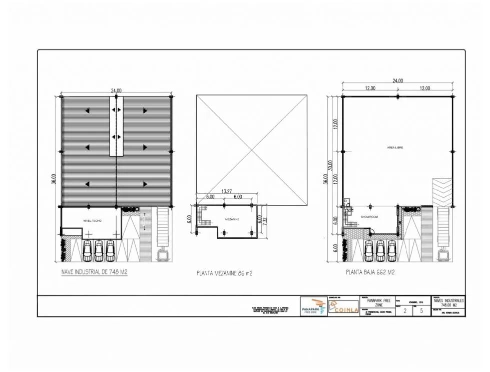 Bodega en alquiler Zona franca panapark Tocumen, 748m2, $6,210.00