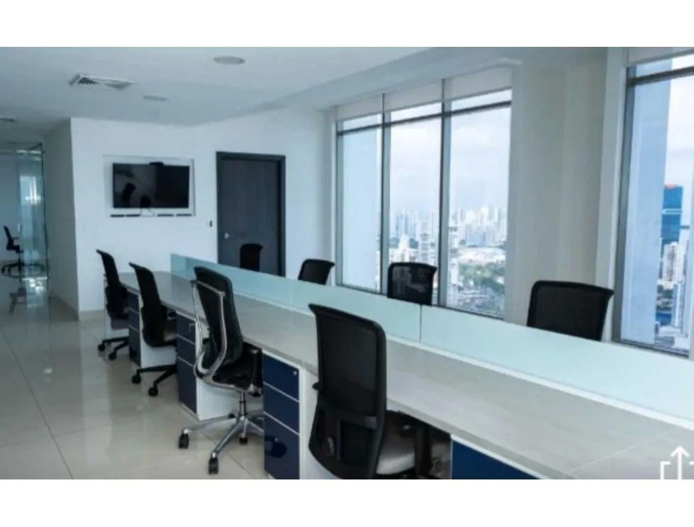 Furnished Office Rental at BICSA, 225 m2 Cod. J010