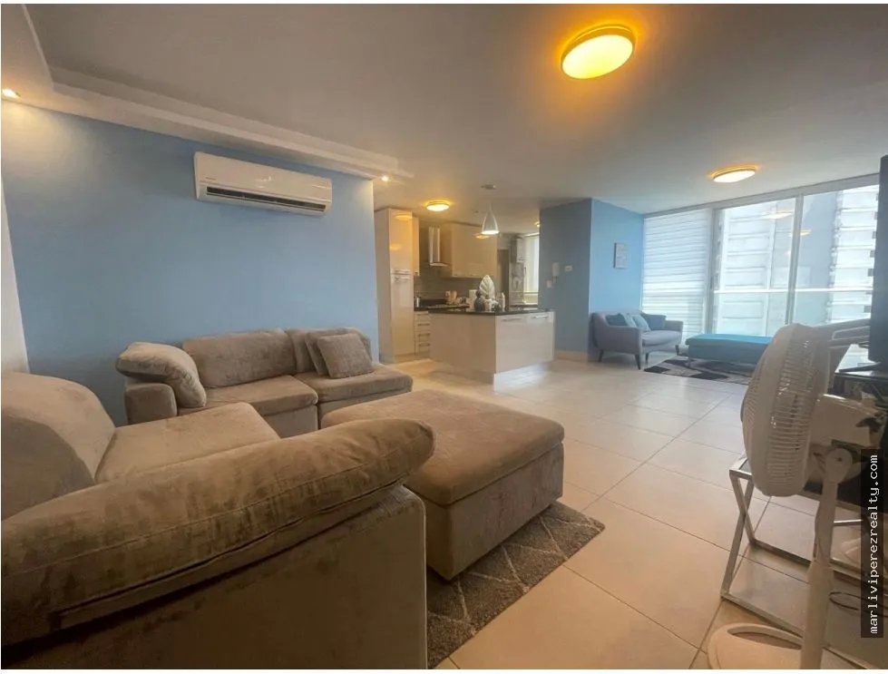 Venta de apartamento amoblado en Obarrio