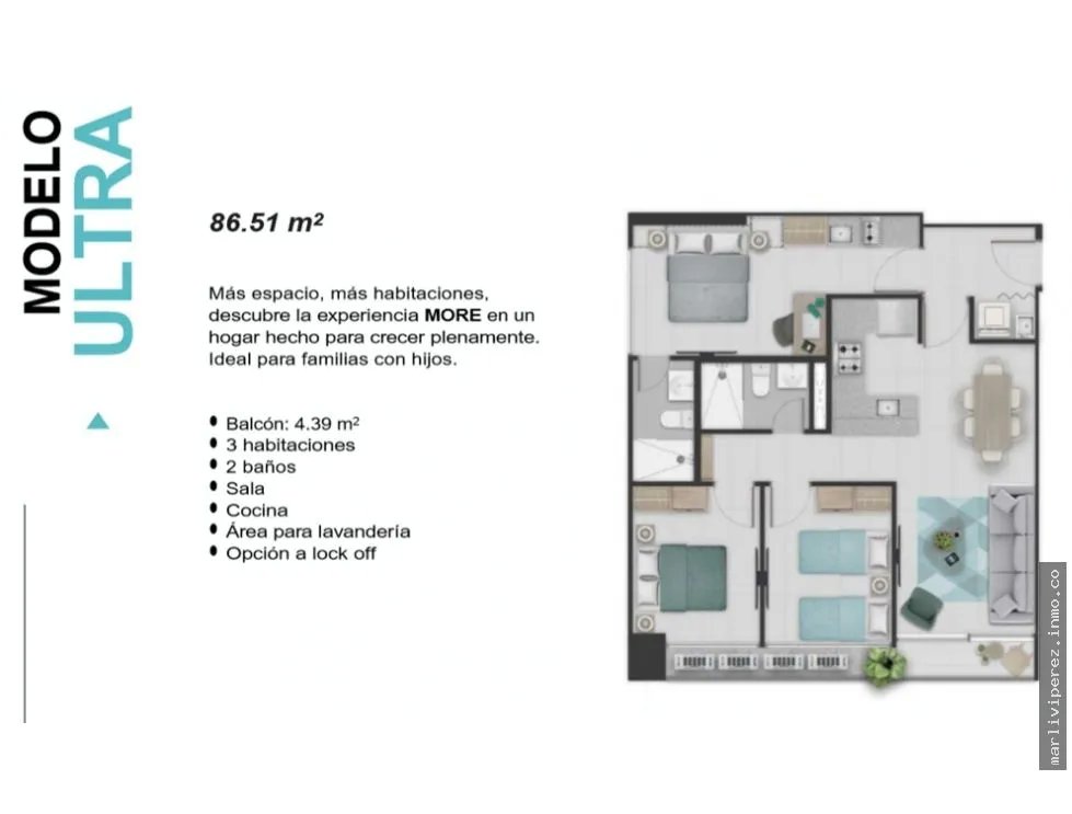 Apartamento en Venta Vía Argentina