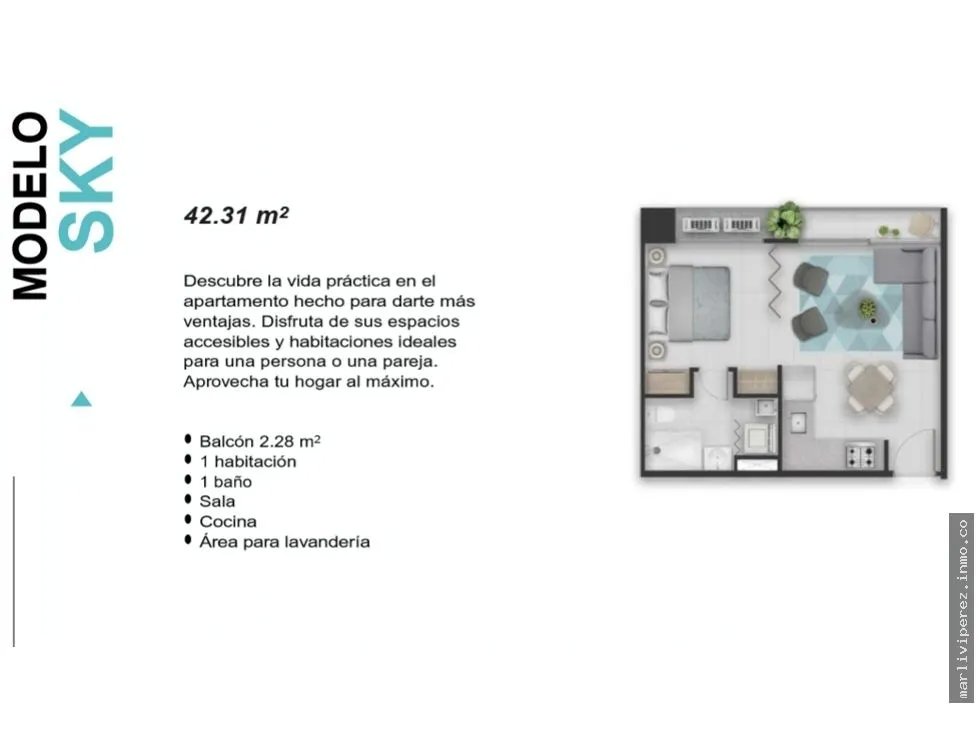 Apartamento en Venta Vía Argentina