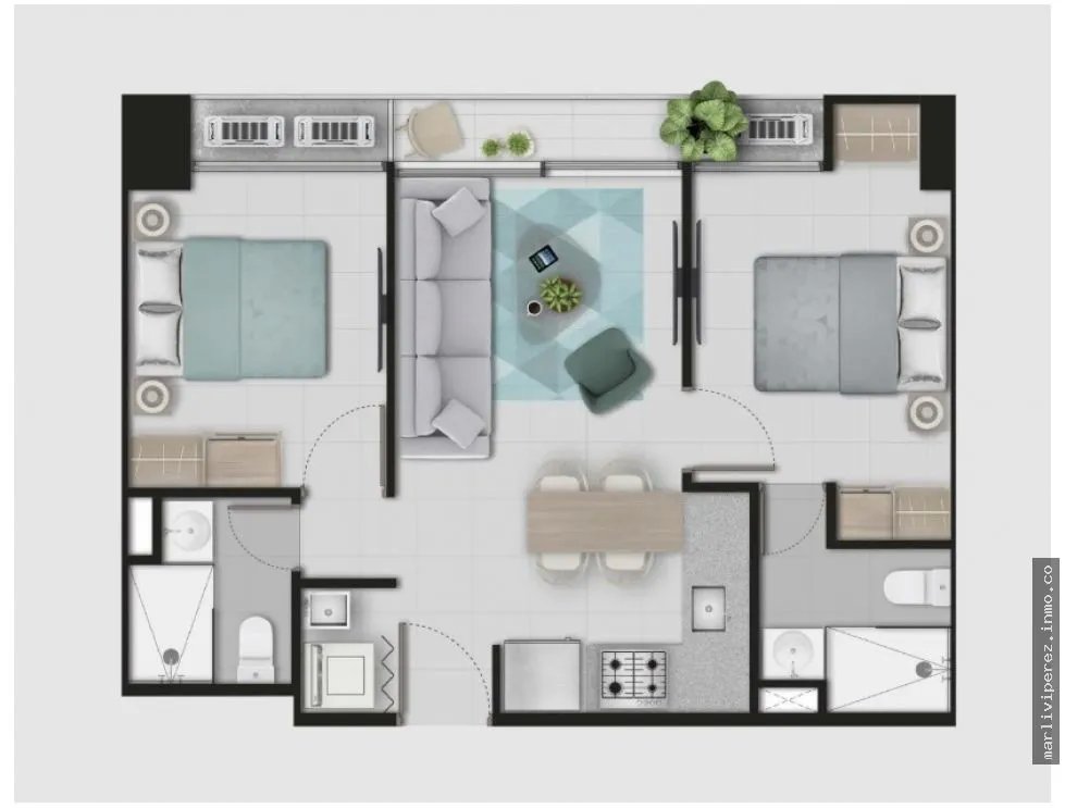 Sale of Apartments on Vía Argentina