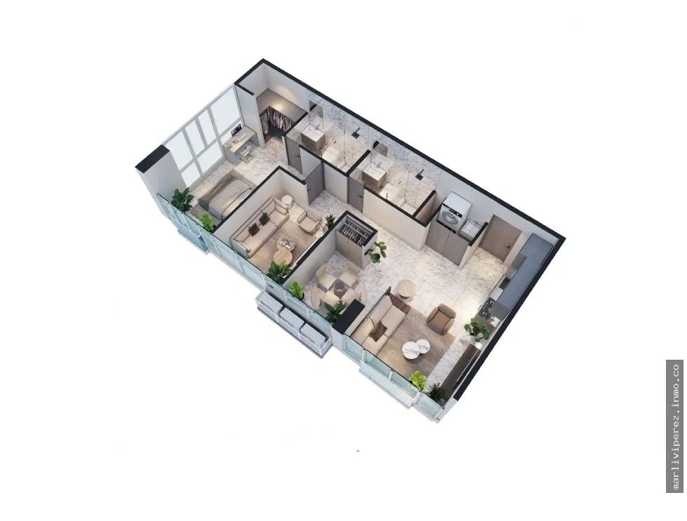 Apartment Sale / Bella Vista / Panama / 74m2