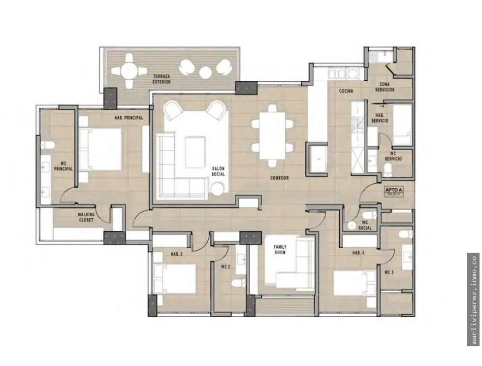 Apartamento en Venta, Costa del Este