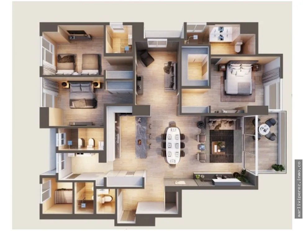 Apartment for Sale in Santa María, Panama