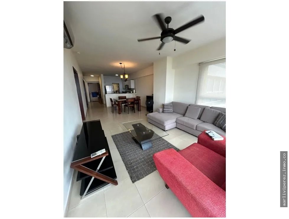 SE ALQUILA APARTAMENTO AMOBLADO CON VISTA AL MAR