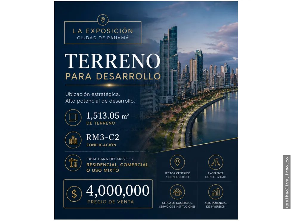 Venta de terreno en La Exposición California