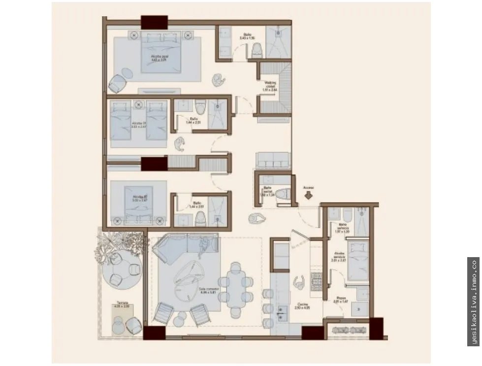 Apartamento en Venta en Santa María, Panamá
