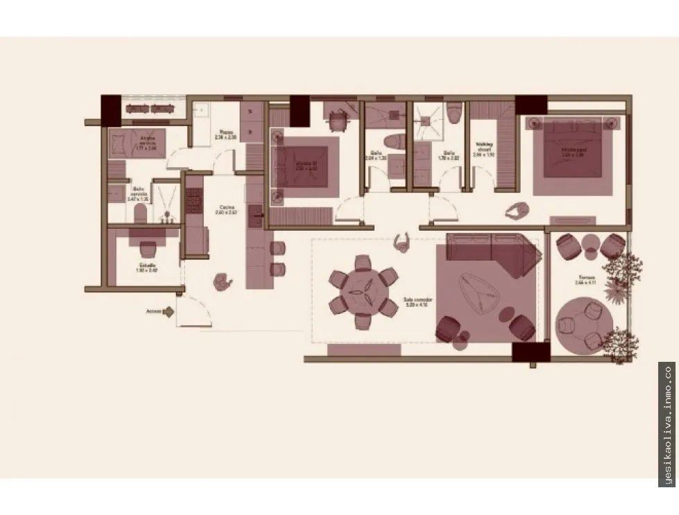 Apartamento en Venta en Santa María, Panamá