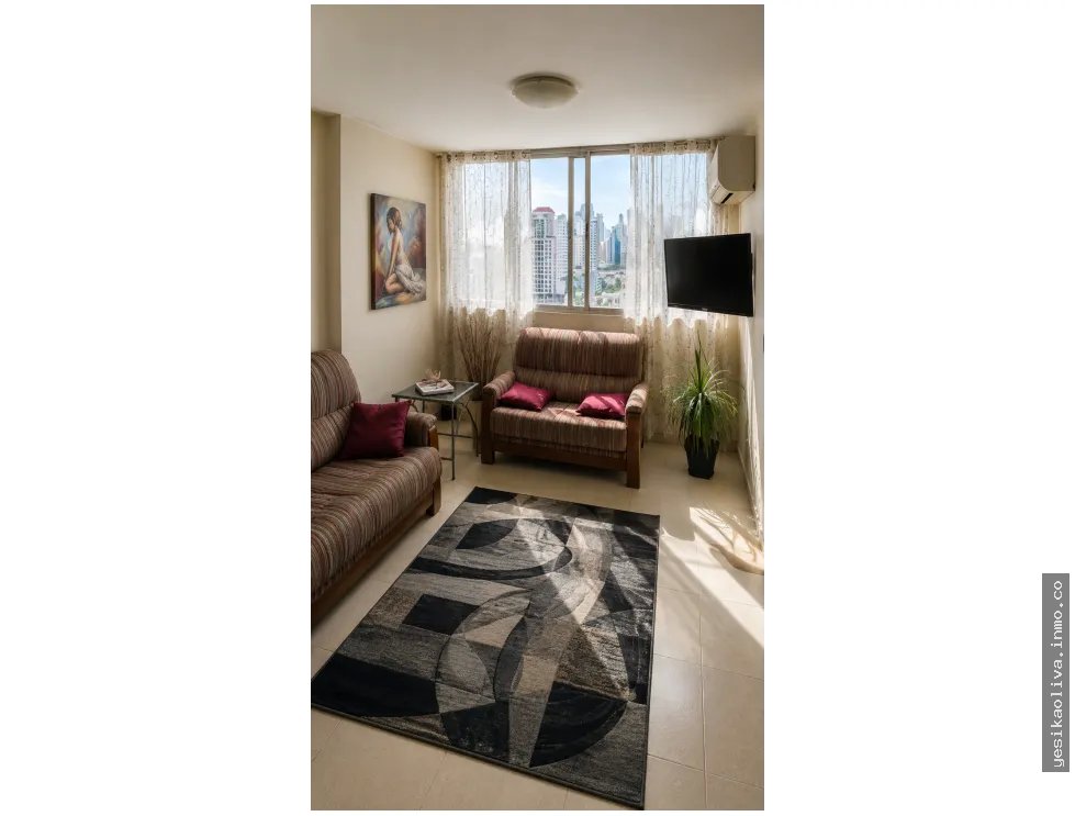 Alquiler de apartamento amoblado en Vía Porras