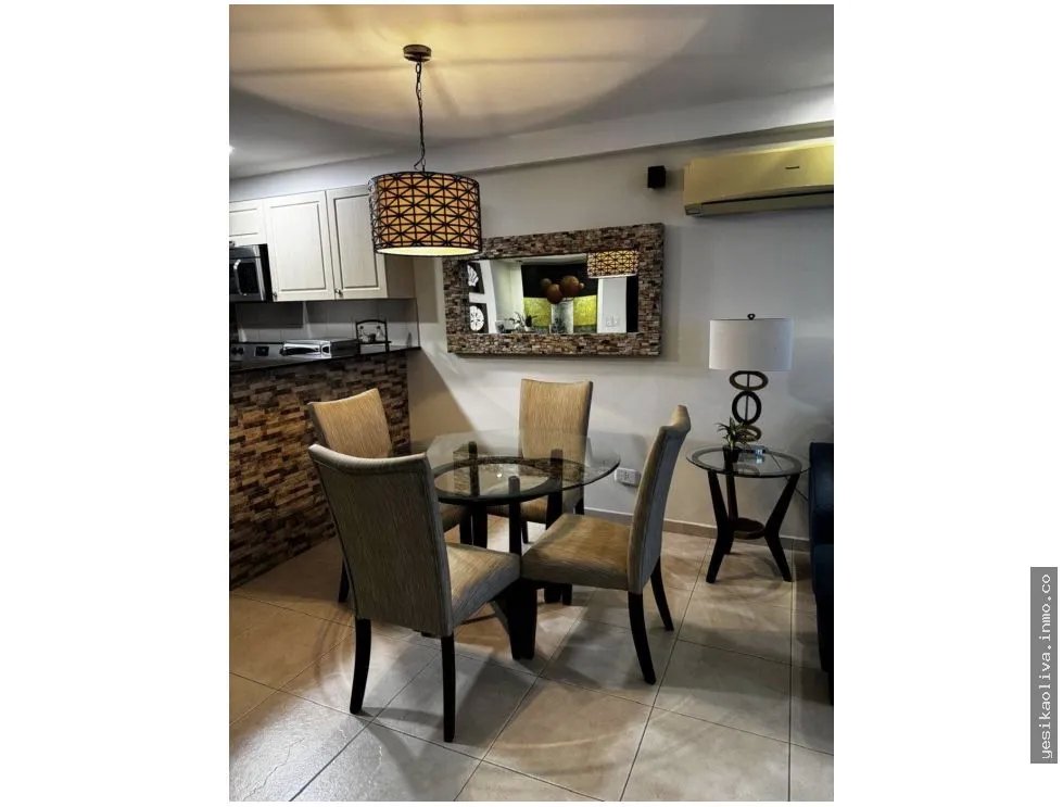 Venta de apartamento amoblado en Coronado