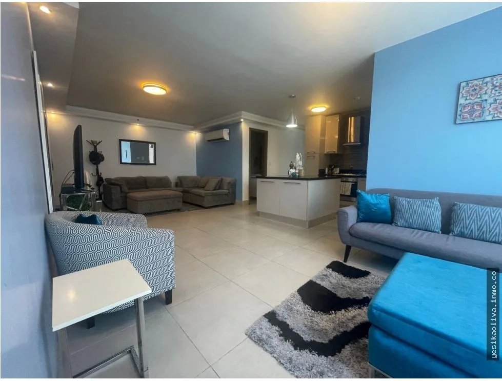 Venta de apartamento amoblado en Obarrio