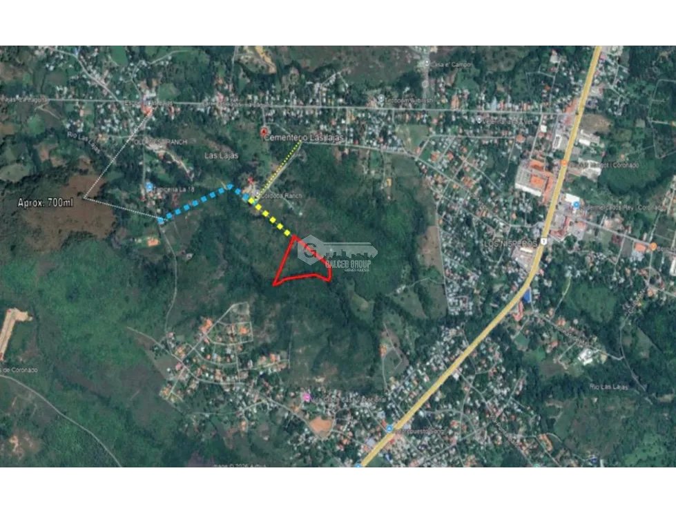 CHAME / LAS LAJAS / 3.03 HECTAREAS / TERRENO / ZONAS VERDES / RIO