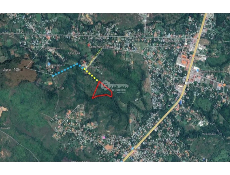 CHAME / LAS LAJAS / 3.03 HECTARES / LAND / GREEN AREAS / RIVER