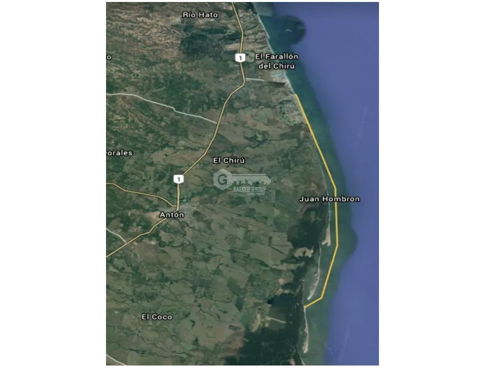 SE VENDE AMPLIO TERRENO 132 HECTAREAS EN COCLE ANTON FRENTE AL MAR