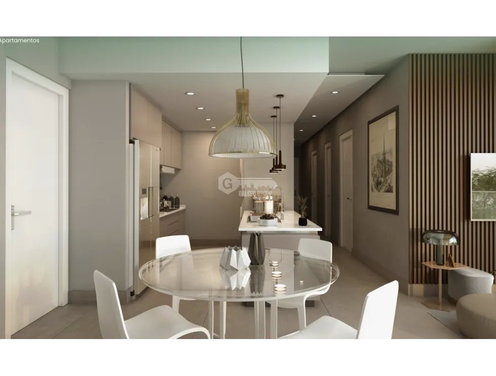 SE VENDE APARTAMENTO A ESTRENAR CLAYTON POINT 83M 2 HABITACION BALCON