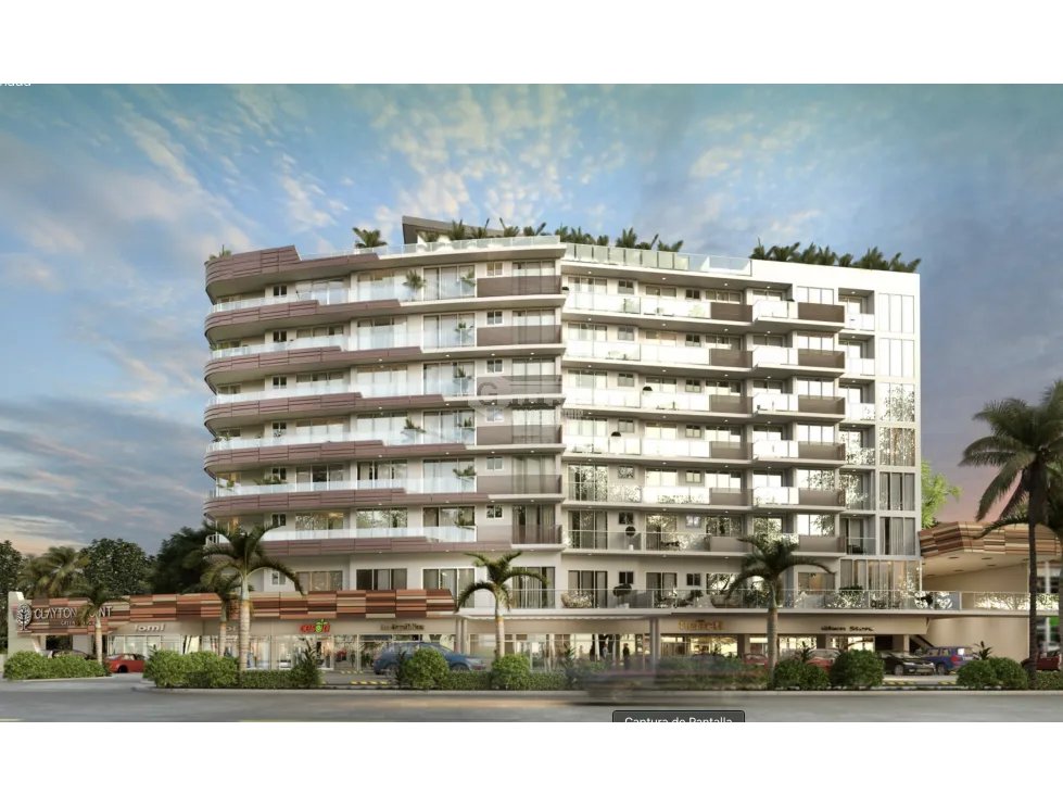 SE VENDE APARTAMENTO A ESTRENAR CLAYTON POINT 83M 2 HABITACION BALCON
