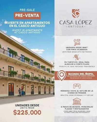 Local Comercial en PH Casa López Antigua, Casco Antiguo