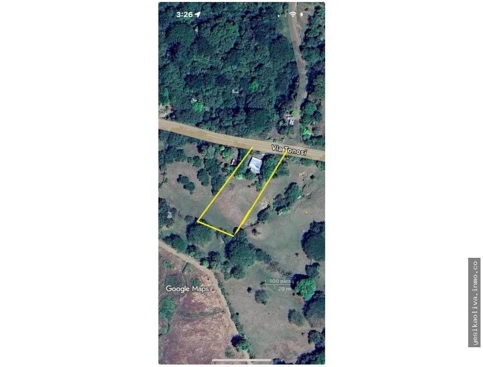 Venta de terreno en La Zahina, Tonosi, Los Santos