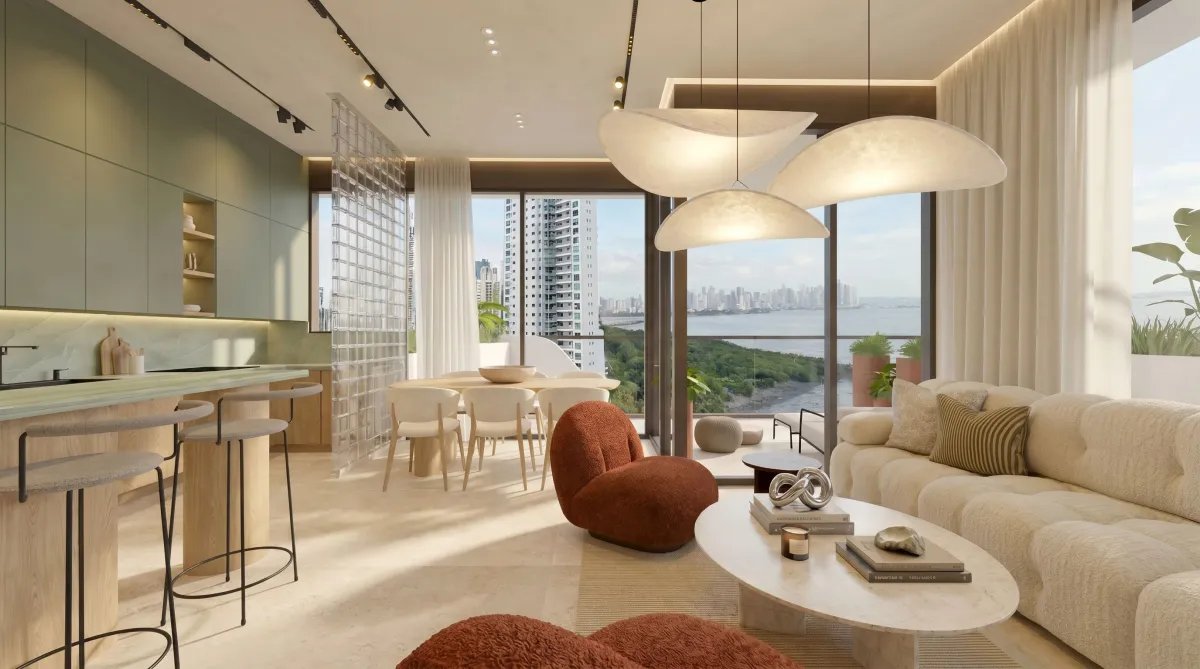 Exclusive Apartments at Selvática Residences, Costa del Este (Models ranging from 78 m² to 85 m²)