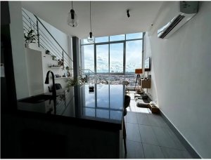 Furnished Loft-Style Apartment for Rent in PH Loma Vista Tower, Carrasquilla. EL