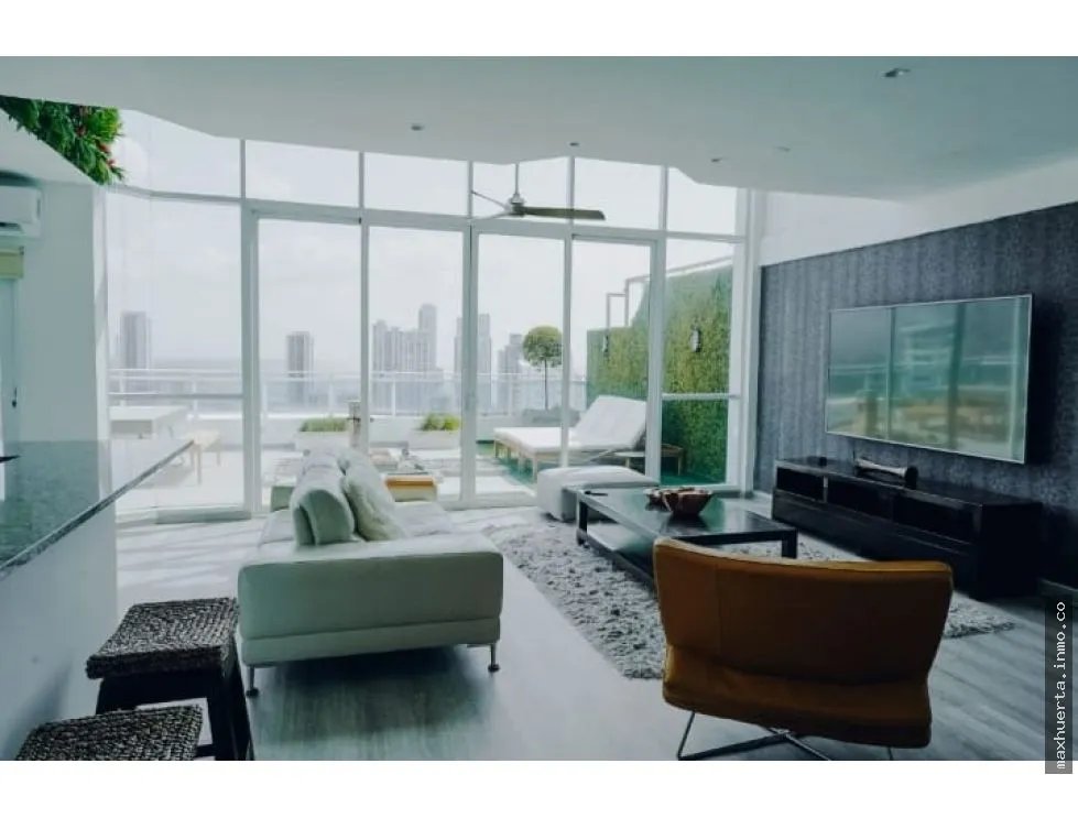 Alquiler de apartamento amoblado tipo Loft en San Francisco, Panamá