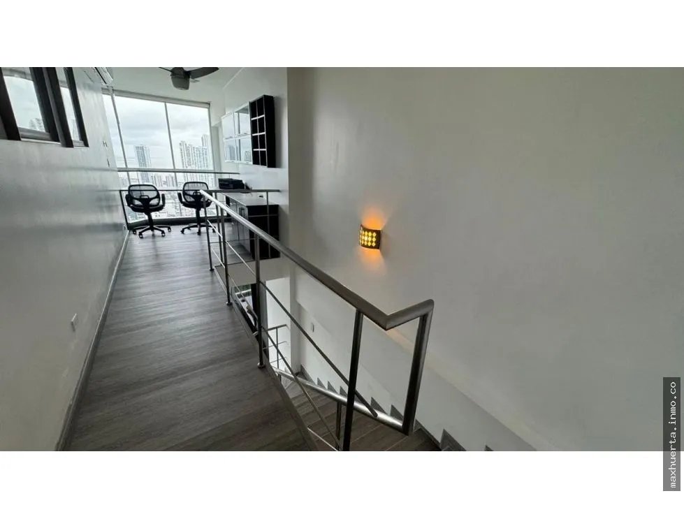 Alquiler de apartamento amoblado tipo Loft en San Francisco, Panamá