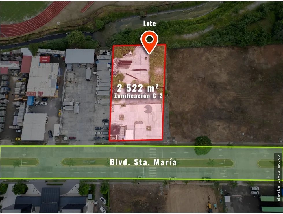 LAND LOT FOR SALE OR LEASE IN SANTA MARÍA