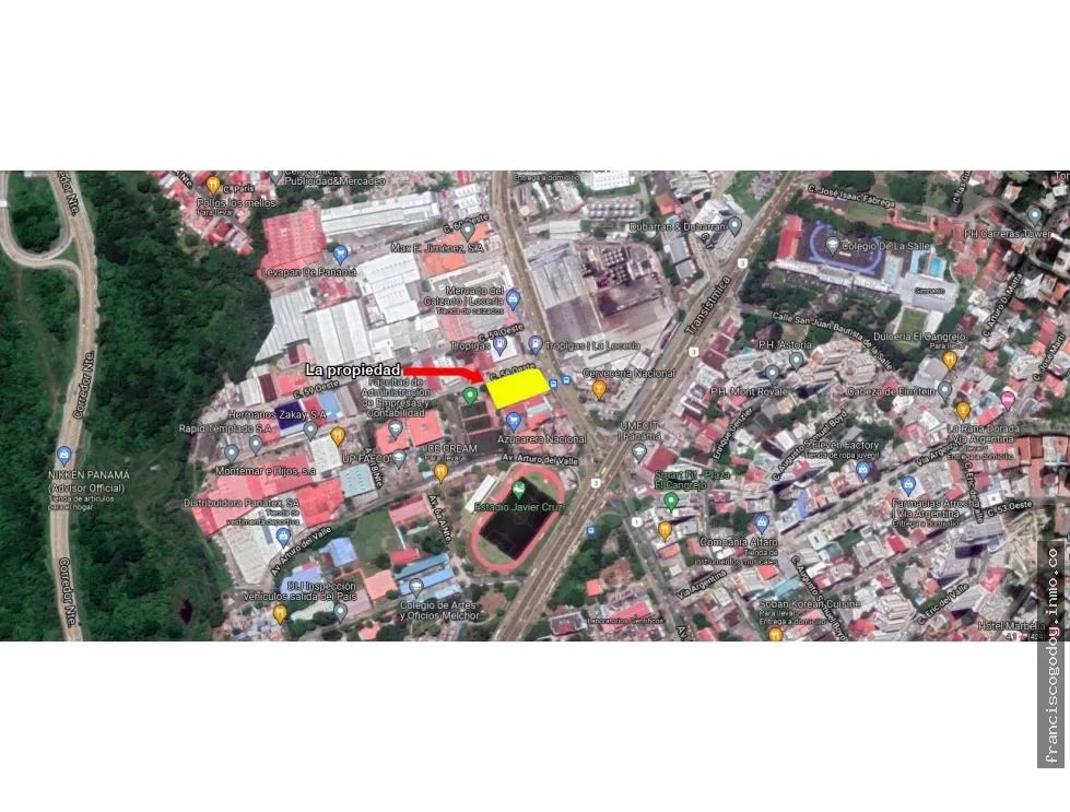 Se Vende Lote en Vía Ricardo J. Alfaro