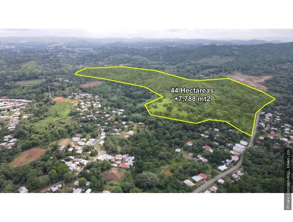 Terreno en venta en San Vicente de Bique, Arraiján