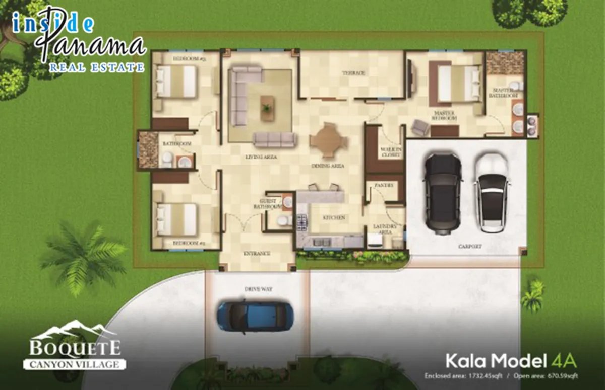 Kala 4A Model Home In Boquete Canyon Village Panama