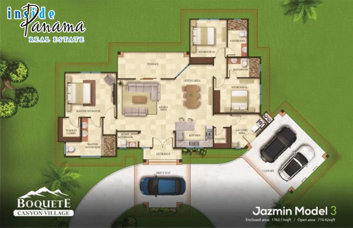 Jazmin Model Home In Boquete Canyon Village Panama