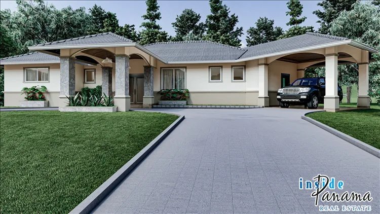 Jazmin Style 3A Model Home In Boquete Canyon Village Panama