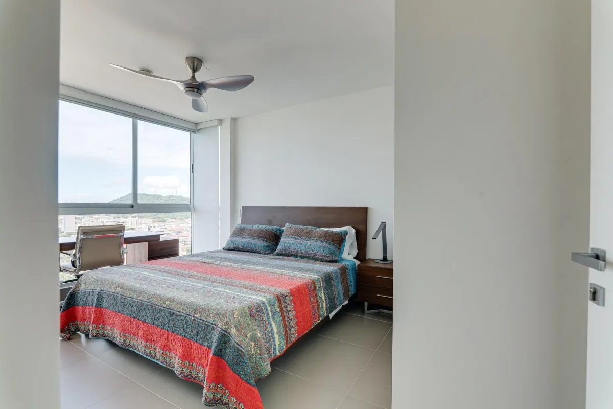 Two-bedroom apartment with panoramic city views