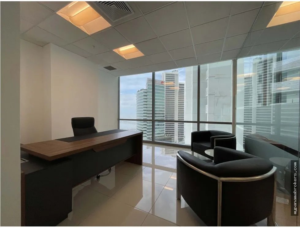 Alquiler de oficinas amobladas en Financial Park, Costa del este
