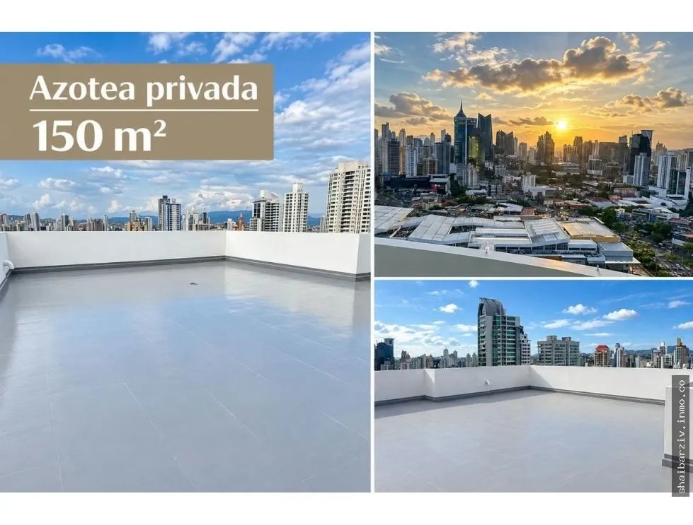 SE ALQUILA APARTAMENTO CON TERRAZA EN PH MARINA PLAZA - V. ISRAEL