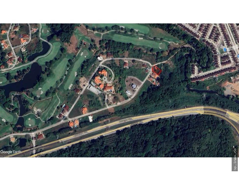SE VENDE TERRENO EN EL CLUB DE GOLF DE PANAMÁ - 1088 M2
