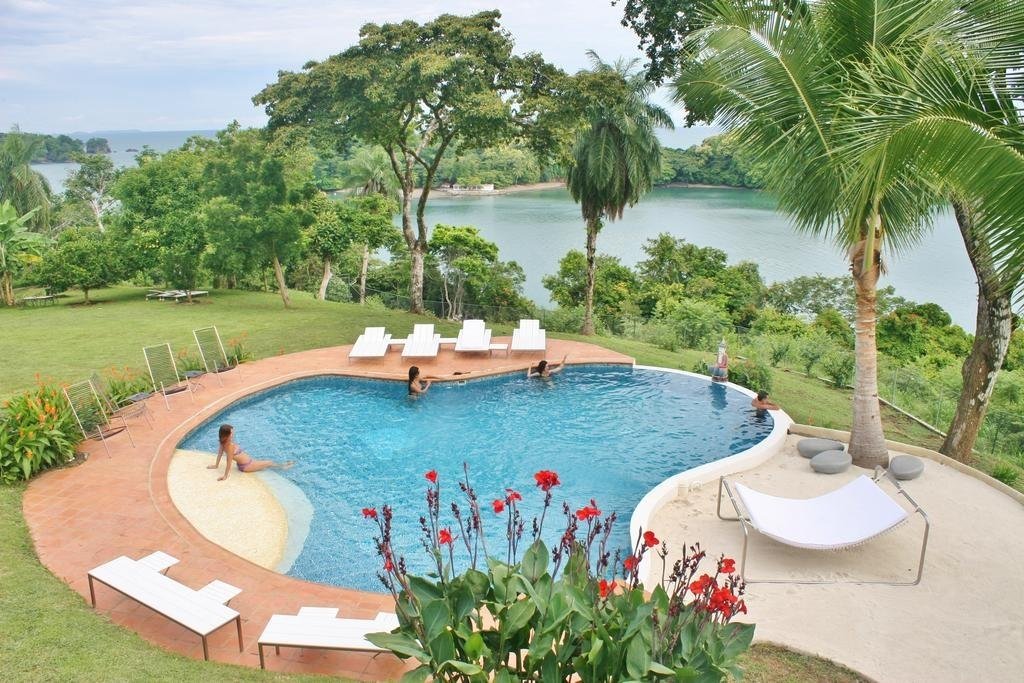 The ultimate luxury home on Boca Brava Island overlooking ocean with islands