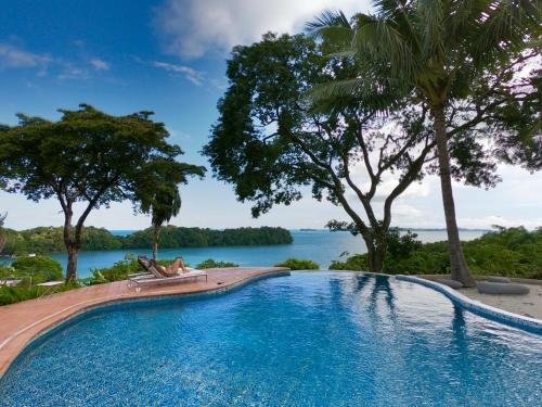 The ultimate luxury home on Boca Brava Island overlooking ocean with islands